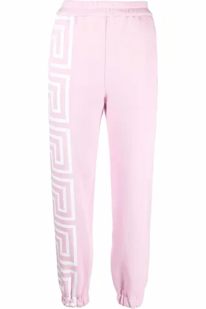 VERSACE Joggingbukser med logostribe