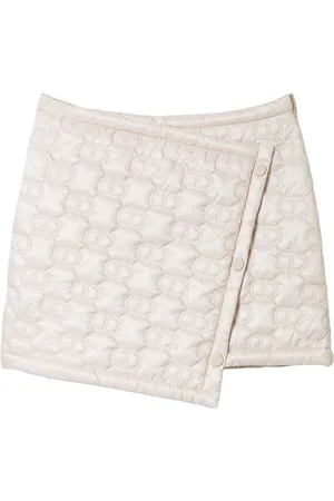 Twin-Set Kort quiltet Oval T-nederdel