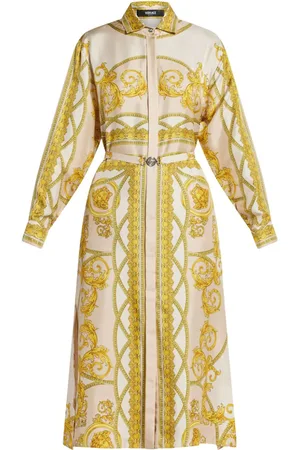 VERSACE La Coupe Des Dieux skjortekjole i silke