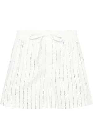 GIUSEPPE DI MORABITO Shorts med rhinstenudsmykning