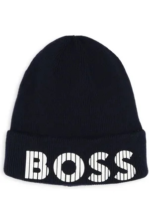 HUGO BOSS Bomuldshue med logotryk