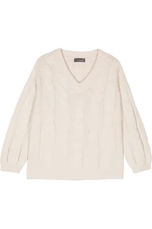 LORENA ANTONIAZZI Kabelstrikket sweater
