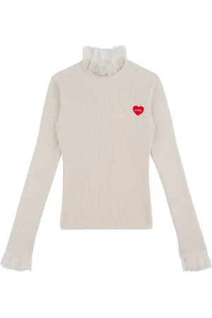 PHILOSOPHY DI LORENZO SERAFINI Strikket top med broderet logo