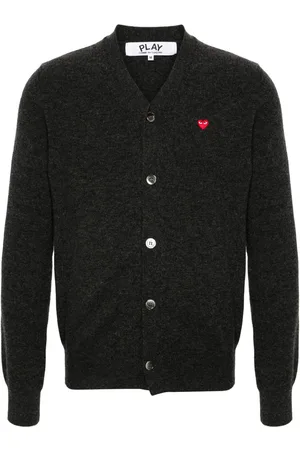 Comme des Garçons Cardigan med hjertemærke