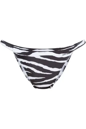 Moschino Bikiniunderdel med zebra-print