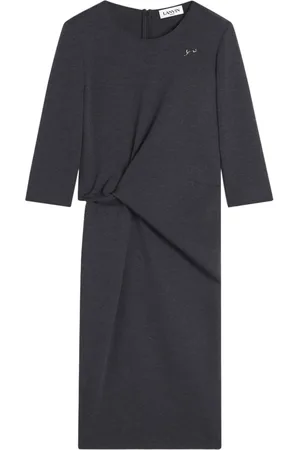Lanvin Mellemlang kjole med katte-nål