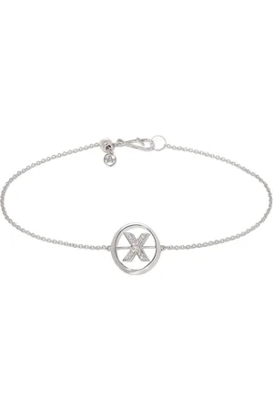 ANNOUSHKA Initial X-armbånd med diamanter