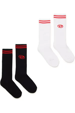 Diesel Oval strømper med D-logo (pakke med to)