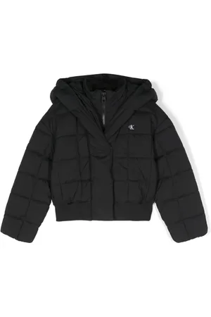 Calvin Klein Dunjakke med broderet logo