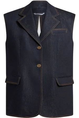 Etro Denimvest i lurex
