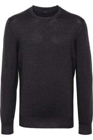FAY Sweater med logo-broderi
