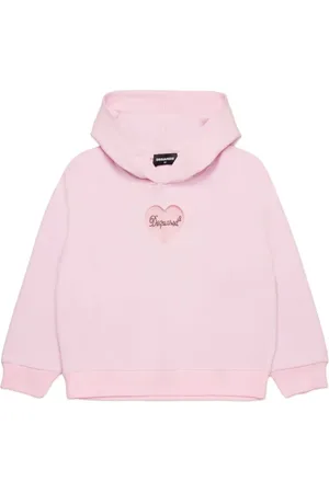 Dsquared2 Jersey-hættetrøje med logoudsmykning