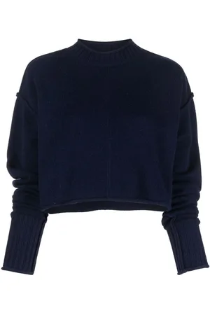 Sportmax Cropped ribstrikket trøje