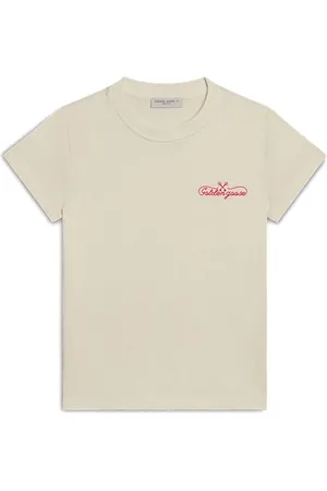 Golden Goose T-shirt med logobroderi