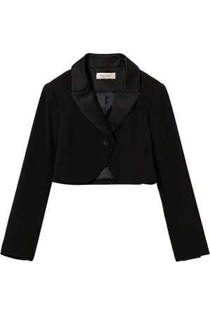 Twin-Set Cropped enkeltradet blazer