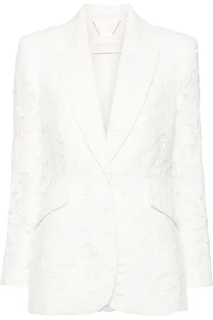 ZIMMERMANN Natura blazer med blondedetalje