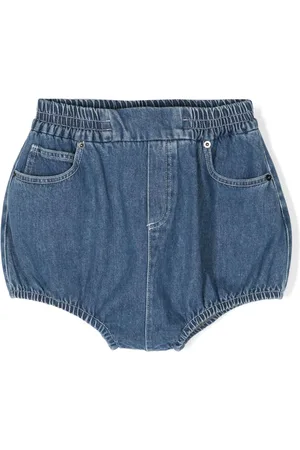 DOUUOD KIDS Shorts med broderet logo