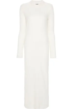 Jil Sander Lang kjole i strik