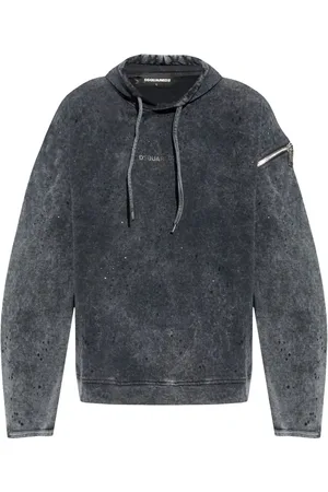 Dsquared2 Hættetrøje med børstet finish