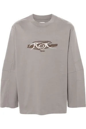 ROA Langærmet T-shirt med grafisk tryk