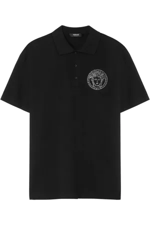VERSACE Polotrøje med Medusa-broderi