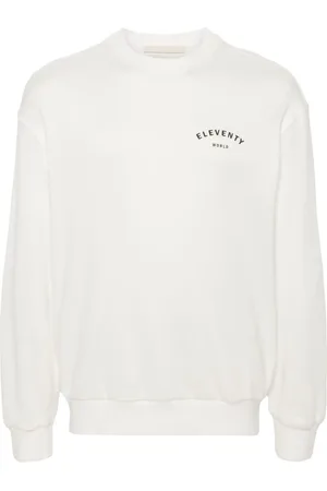 ELEVENTY Sweatshirt med logotryk