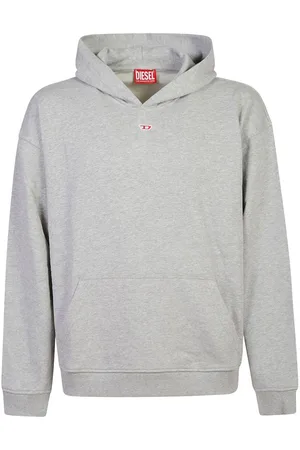 Diesel Sweatshirt med logomærke og hætte