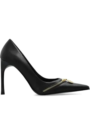 VERSACE 105 mm pumps med lynlåsdetalje
