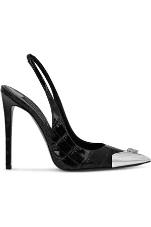 Philipp Plein 120 mm Crocco pumps
