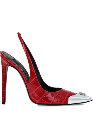 Philipp Plein 120 mm Crocco pumps