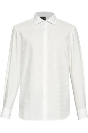 Emporio Armani Skjorte i jacquard med logo