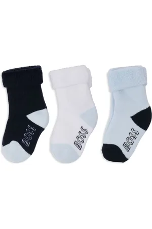 HUGO BOSS Strømper i intarsiastrik med logo