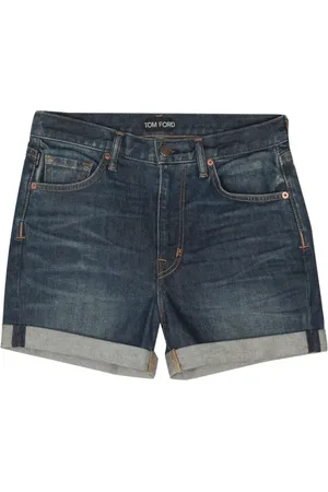 Tom Ford Denimshorts med logomærke