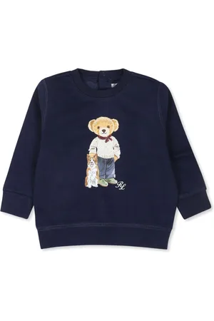 Ralph Lauren Sweatshirt med Polo Bear-tryk