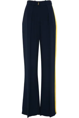 Elisabetta Franchi Bukser i crepe-satin med striber