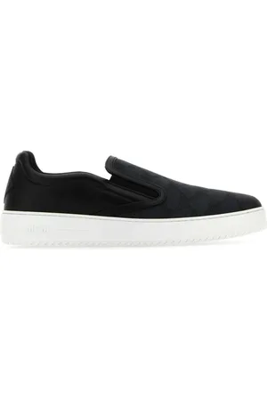 MCM Sleek lædersneakers med monogram-print