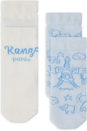 Kenzo Strømper i intarsia-strik (pakke med to)