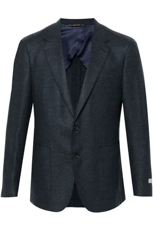 CANALI Intarsiastrikket blazer