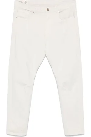 ELEVENTY Jeans med plisseret detalje