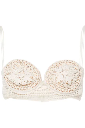 MAGDA BUTRYM Bralette-top i hæklet strik