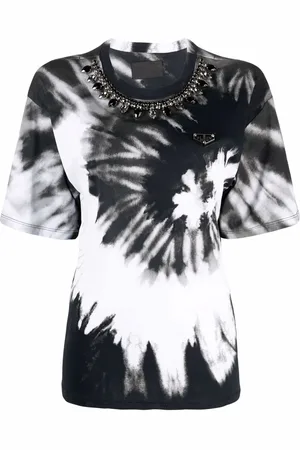 Philipp Plein T-shirt med batiktryk