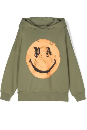 Palm Angels X Smiley hættetrøje med logotryk