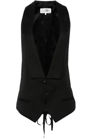 Maison Margiela Vest med sjalrevers