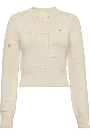 Dsquared2 Striktrøje med ribbet detalje