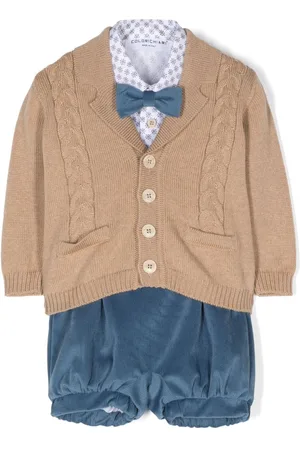 COLORICHIARI Shorts-sæt med geometrisk mønster