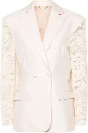 MAGDA BUTRYM Blazer med hæklet panel