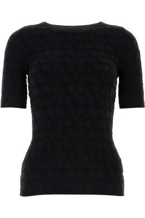 VALENTINO GARAVANI Strikket Toile Iconographe top