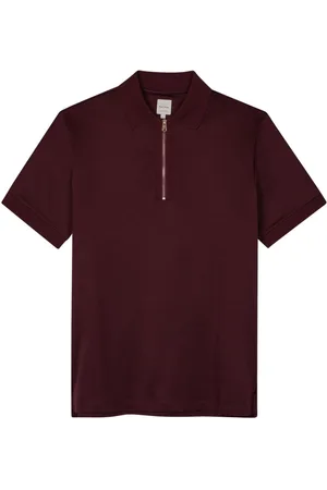Paul Smith Polo med lynlåslukning og kort lynlås