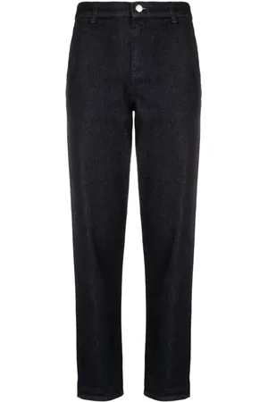 Emporio Armani Jeans med broderet logo og smalle ben