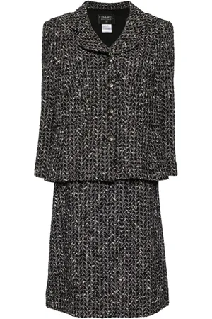 CHANEL Nederdel-sæt i tweed fra 1997